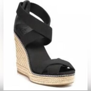 Tory Burch Adonis Espadrille, size 9, black